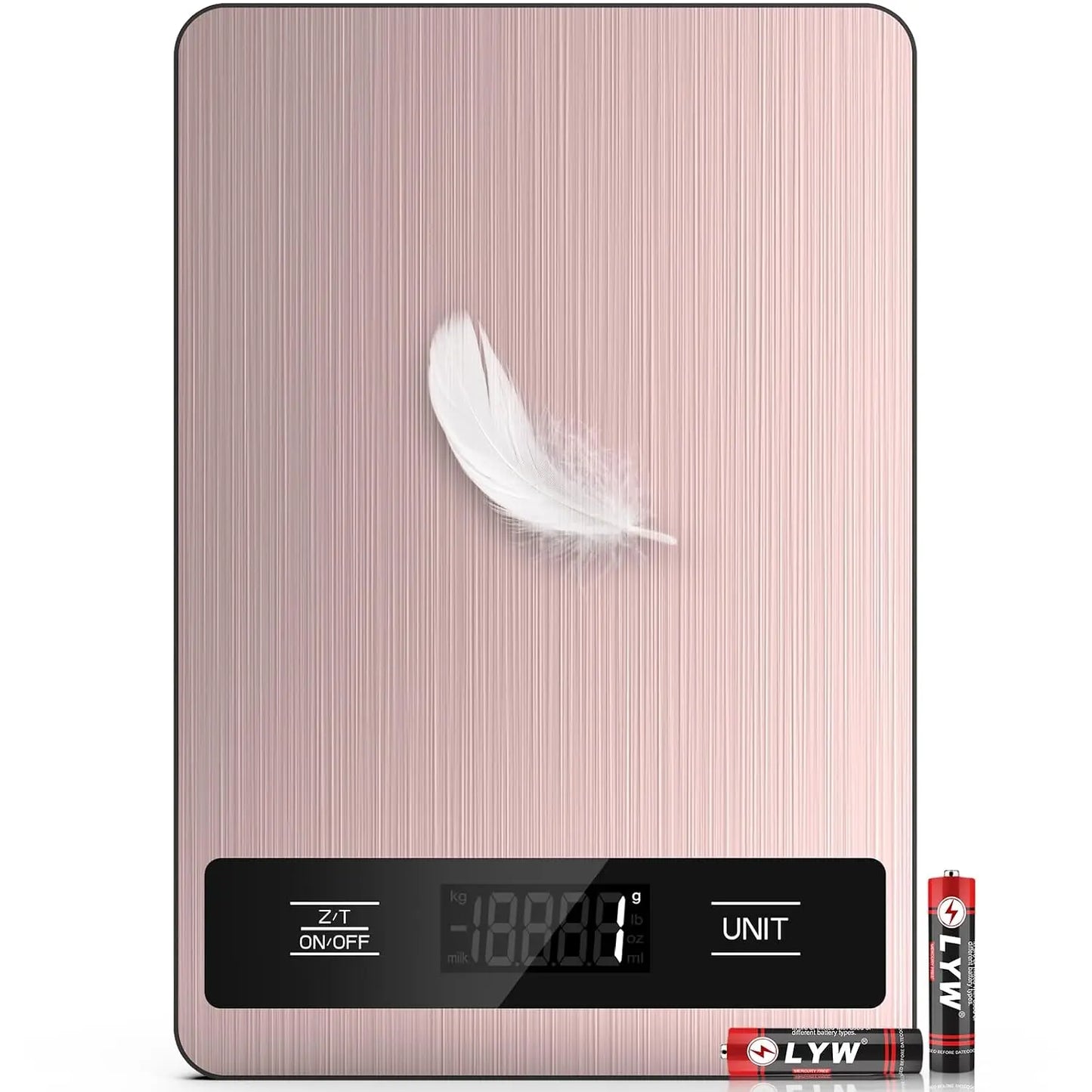 Digital Kitchen Scale 11lb, 1g/0.1oz Precise for Baking & Cooking